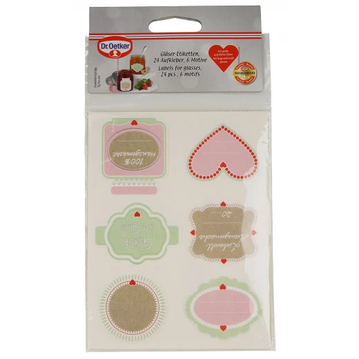 Dr. Oetker Jar Preserving Labels, 24 Pieces - Dr. Oetker - Image 3