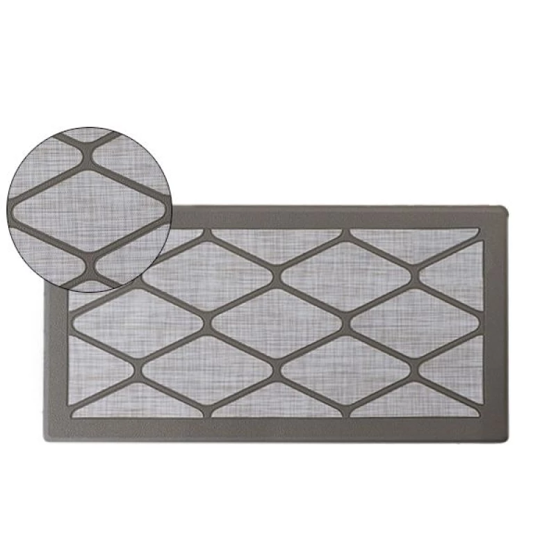 Nova Home Diamond Design Kitchen Mat, Beige Color - Nova Home
