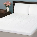 Nova Home Memory Foam Mattress Topper Diamond Stitch, White Color, 100*200 Cm - Nova Home