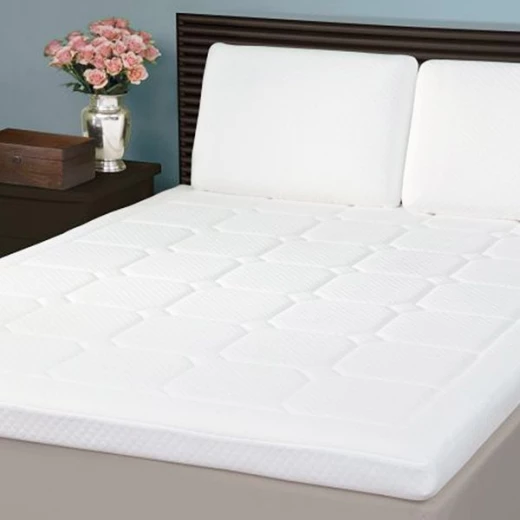 Nova Home Memory Foam Mattress Topper Diamond Stitch, White Color, 100*200 Cm Nova Home Memory Foam Mattress Topper Diamond Stitch, White Color, 100*200 Cm