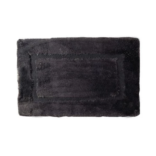 Nova Home Pearl Bath Mat Set 4 Pieces, Black Color - Nova Home - Image 3