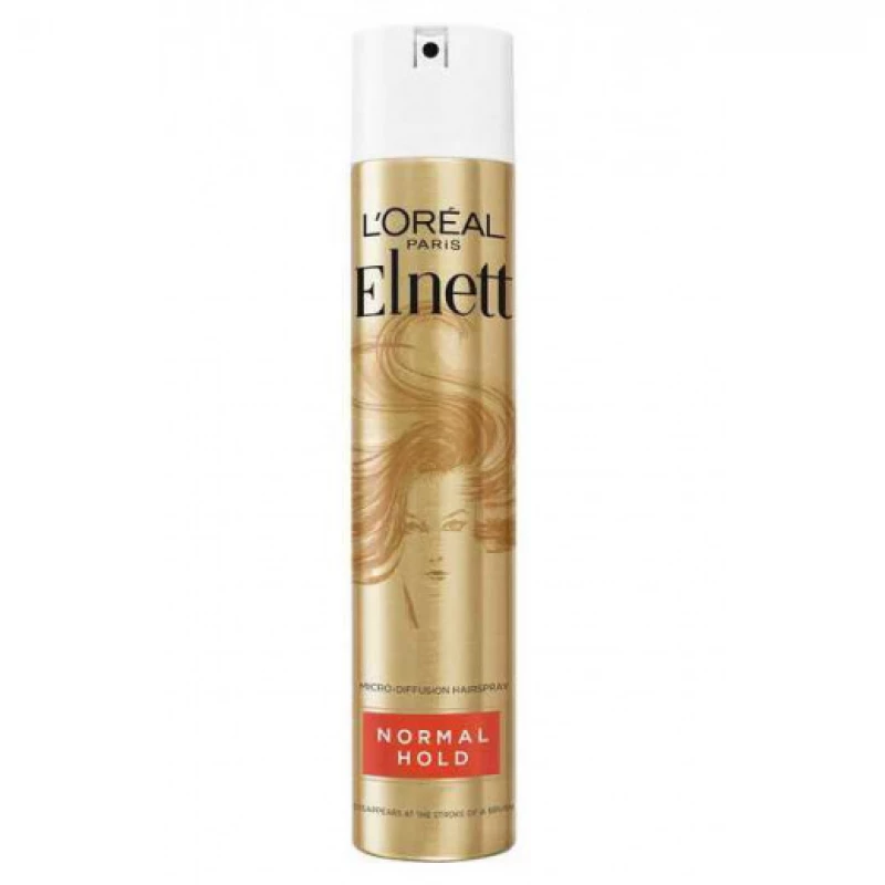 L'Oreal Paris Elnett Normal Hold Hair Spray, 400 ML - L'Oreal Paris