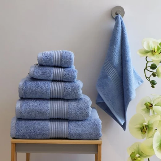 Nova home pretty collection towel, cotton, blue color, 40*60 cm - Nova Home - Image 2