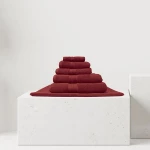Nova home pretty collection towel, cotton, burgundy color, 40*60 cm - Nova Home