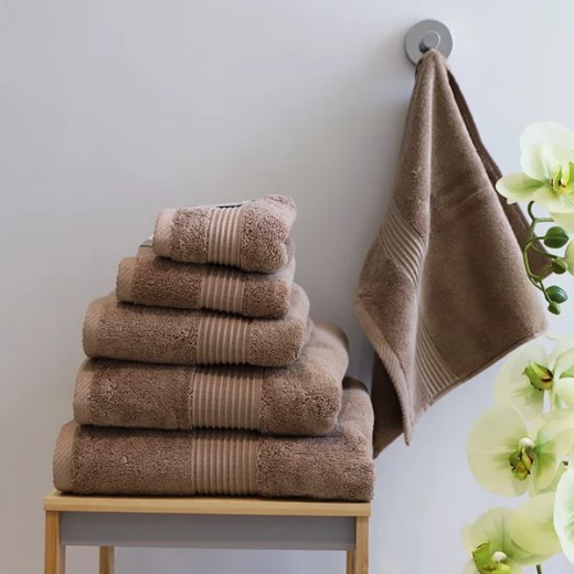 Nova home pretty collection towel, cotton, moka color, 40*60 cm - Nova Home - Image 2