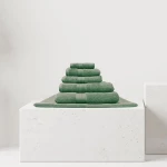 Nova home pretty collection towel, cotton, green color, 70*140 cm - Nova Home