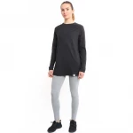 RB Women's Long Sleeve Training Top, Medium Size, Black Color - RB