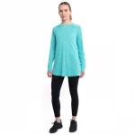 RB Women's Long Sleeve Training Top, Medium Size, Earth Green Color - RB