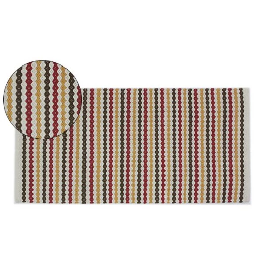 Nova Home Aspen Woven Rug, Cotton, Brown Color, 120*180 CM Nova Home Aspen Woven Rug, Cotton, Brown Color, 120*180 CM