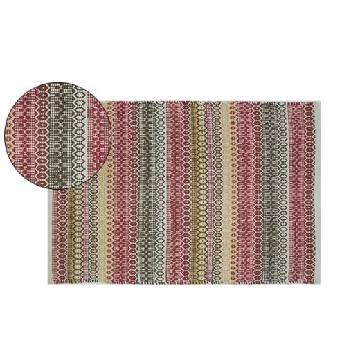 Nova home cirrus woven rug, cotton, brown color, 120*180 cm Nova home cirrus woven rug, cotton, brown color, 120*180 cm