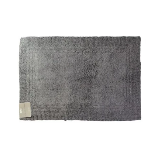 Nova Home Prime Bath Mat, Cotton, Grey Color, 60*90 CM Nova Home Prime Bath Mat, Cotton, Grey Color, 60*90 CM