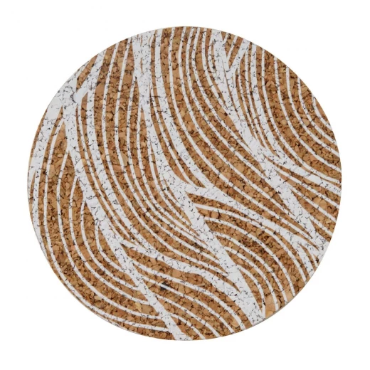 Fackelmann Eco Glass Coaster, 4 Pieces, 9 Cm Fackelmann Eco Glass Coaster, 4 Pieces, 9 Cm