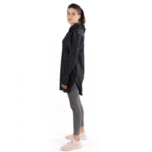 RB Women's Mid-length Running Hoodie, Large, Marable Black - RB - Image 4