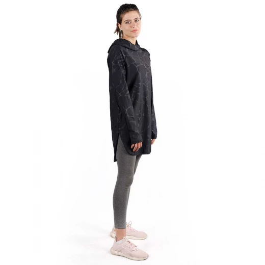 RB Women's Mid-length Running Hoodie, Large, Marable Black - RB - Image 5