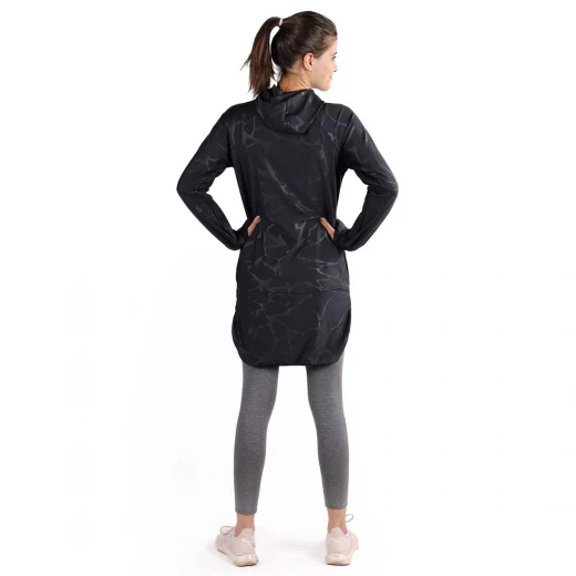 RB Women's Mid-length Running Hoodie, Large, Marable Black - RB - Image 3