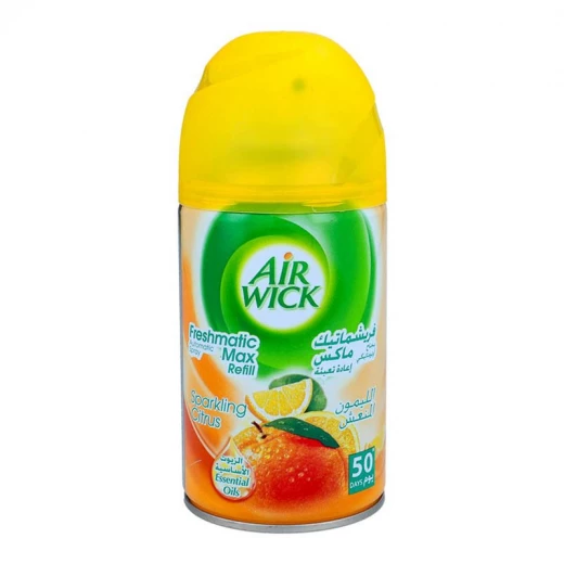 عبوة معطر جو فريشماتيك، برائحة الليمون ، 250 مل من ايرويك عبوة معطر جو فريشماتيك، برائحة الليمون ، 250 مل من ايرويك