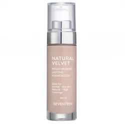 Seventeen Natural Velvet Matte Foundation Light Beige 03 Long Lasting Coverage All Skin Types 30ml