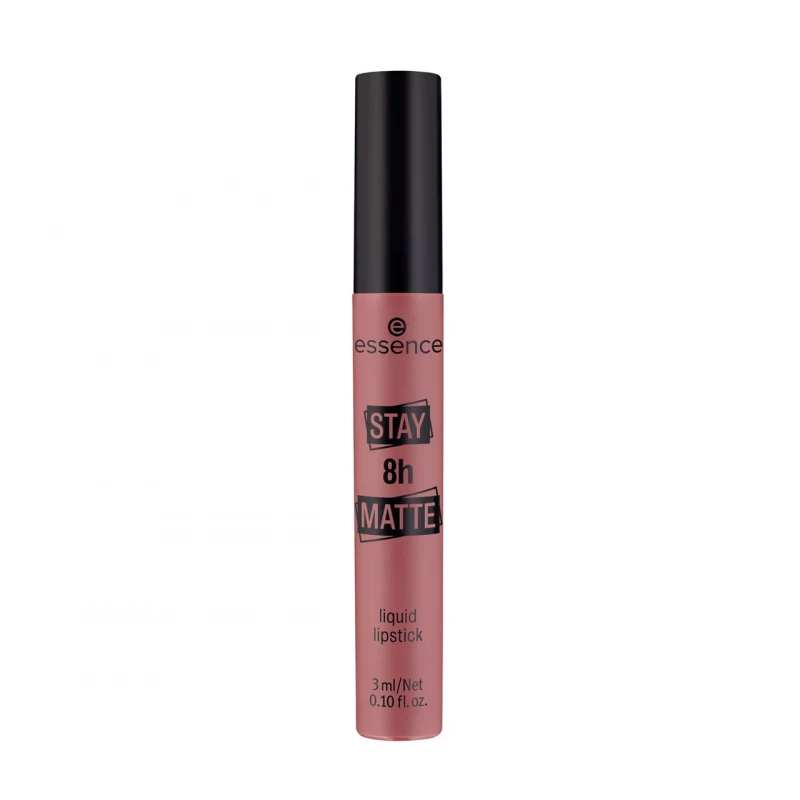 Essence 8H Matte Liquid Lipstick 07 Long Lasting Finish for Lips Vibrant Color Makeup - Essence