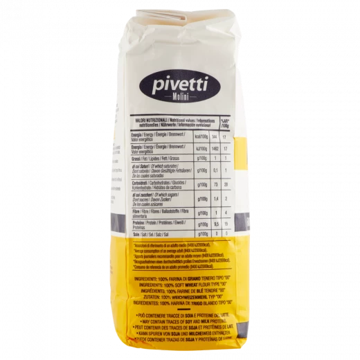 Pivetti All-Purpose Italian Flour Type 00 (1kg) - Molini Pivetti - Image 3