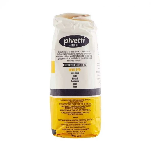 Pivetti All-Purpose Italian Flour Type 00 (1kg) - Molini Pivetti - Image 5