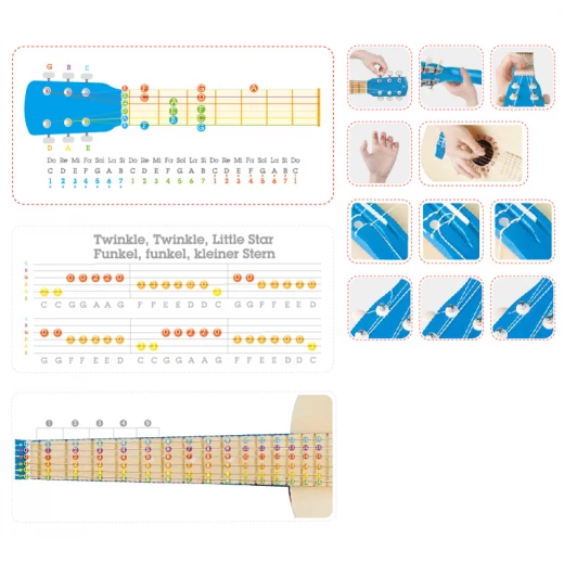 Hape Blue Lagoon Guitar - Hape - Image 6