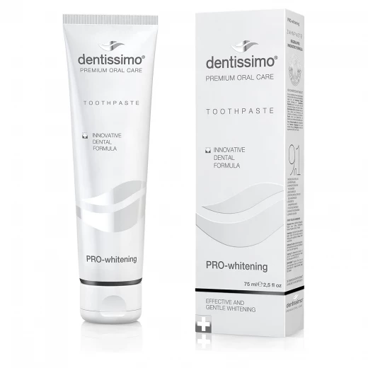 Dentissimo Pro-Whitening Toothpaste, 75 ML Dentissimo Pro-Whitening Toothpaste, 75 ML