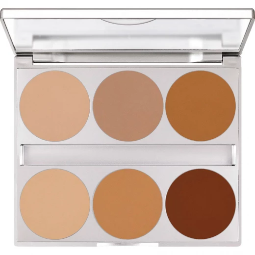 بودرة اساس من 6 الوان, 10 غ من كرايولان - CONTOURING بودرة اساس من 6 الوان, 10 غ من كرايولان - CONTOURING