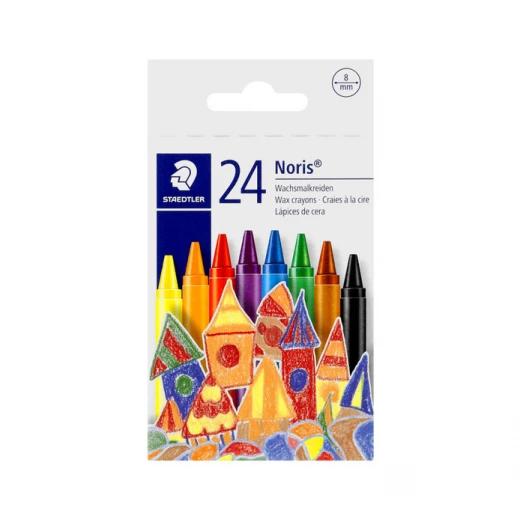 Staedtlers Noris® 220 Wax Crayon, Pack of 24 Staedtlers Noris® 220 Wax Crayon, Pack of 24