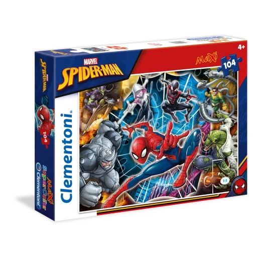لعبة الأحجية ماكسي بإصدار سبايدر مان 104 قطعة , من كليمنتوني لعبة الأحجية ماكسي بإصدار سبايدر مان 104 قطعة , من كليمنتوني