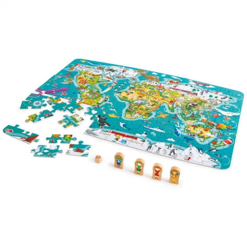 Hape 2-in-1 World Tour Puzzle - Hape
