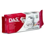 DAS White Air Dry Modeling Clay 500g Non-Toxic Sculpting Paste for Crafts, Kids, DIY Art Projects & Clay Modeling No Baking Required - Das