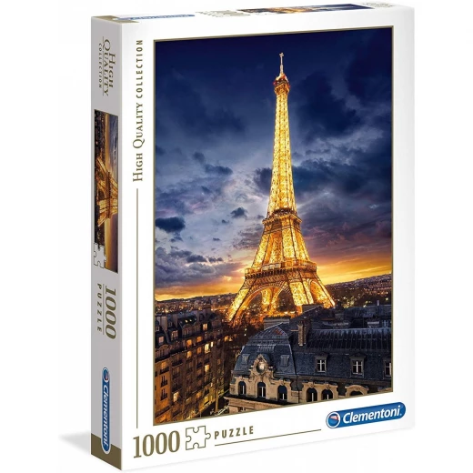 أحجية بتصميم برج إيفّل, 1000 قطعه من كليمنتوني أحجية بتصميم برج إيفّل, 1000 قطعه من كليمنتوني