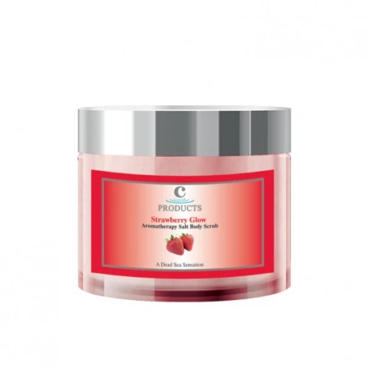 C-Products Strawberry Glow,Aromatherapy Body Scrub, 400 Gram C-Products Strawberry Glow,Aromatherapy Body Scrub, 400 Gram