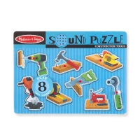 Melissa & Doug Construction Tools Sound Puzzle