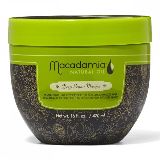 ماسك زيت المكاديميا للعلاج العميق للشعر التالف 470 مل علاج ترميم فائق الترطيب - Macadamia natural oil - Image 2