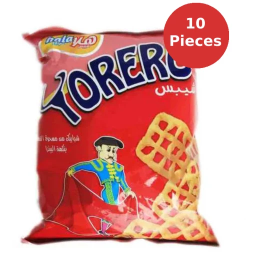 شيبس شبابيك بيتزا مكسيكي, 28 جرام, 10 قطع من توريرو شيبس شبابيك بيتزا مكسيكي, 28 جرام, 10 قطع من توريرو