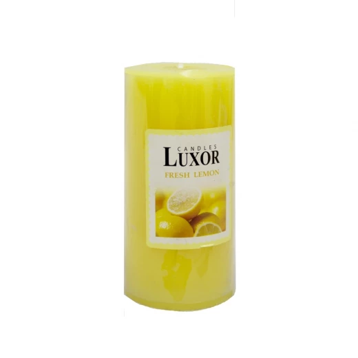 شموع معطرة, رائحة ليمون طازج, 5*10 سم شموع معطرة, رائحة ليمون طازج, 5*10 سم