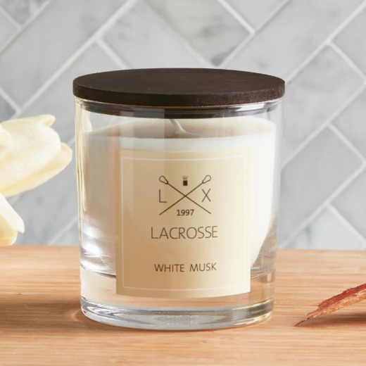 Ambientair Lacrosse Scented Candle, White Musk Scent, 200 Gram - Ambientair - Image 3