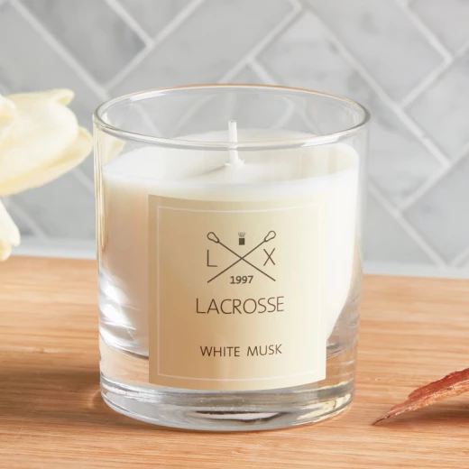 Ambientair Lacrosse Scented Candle, White Musk Scent, 200 Gram - Ambientair - Image 2