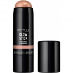 Glow Stick Highlighter Heat 003 Natural Makeup Radiant Complexion All Skin Types Blemish Coverage - Rimmel London