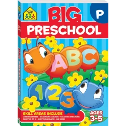 School zone - Big Preschool Activity Workbook