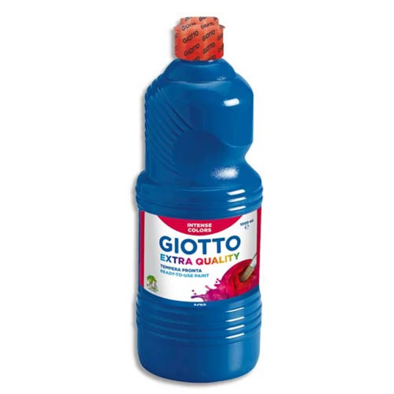 Giotto Gouache Ready to Use, 1000 ml ,Blue - Giotto
