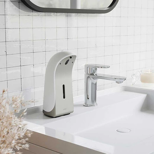 Umbra Droplet Liquid Soap Dispenser, 255 Ml, White Color - Umbra - Image 2