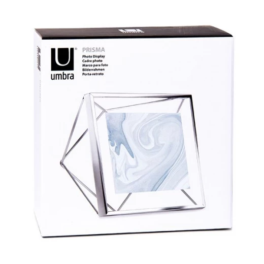Umbra Square Photo Frame, Silver 4*4 Cm - Umbra - Image 3