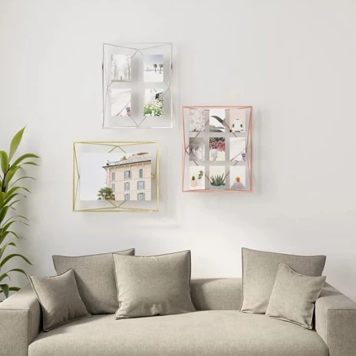 Umbra gallery photo frame, gold 18*22 cm - Umbra - Image 2