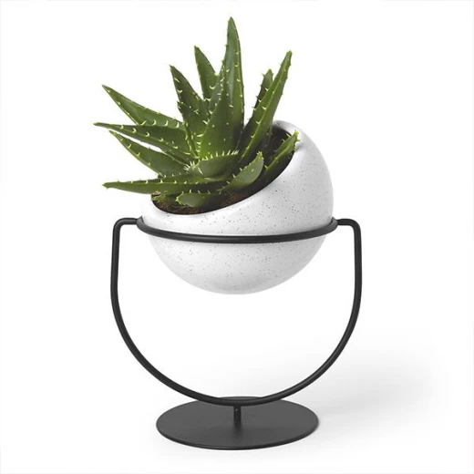 Umbra Plant Holder Pot, White Umbra Plant Holder Pot, White