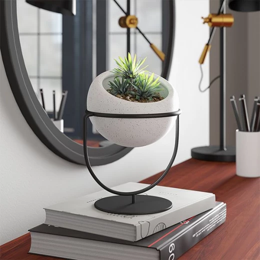 Umbra Plant Holder Pot, White - Umbra - Image 4