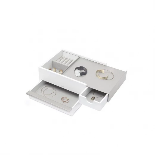 Umbra Jewelry Box, Grey and White Color Umbra Jewelry Box, Grey and White Color