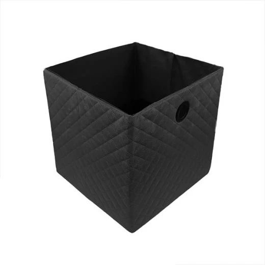 Weva winsom foldable textile storage basket, 31x31x31 cm, black Weva winsom foldable textile storage basket, 31x31x31 cm, black