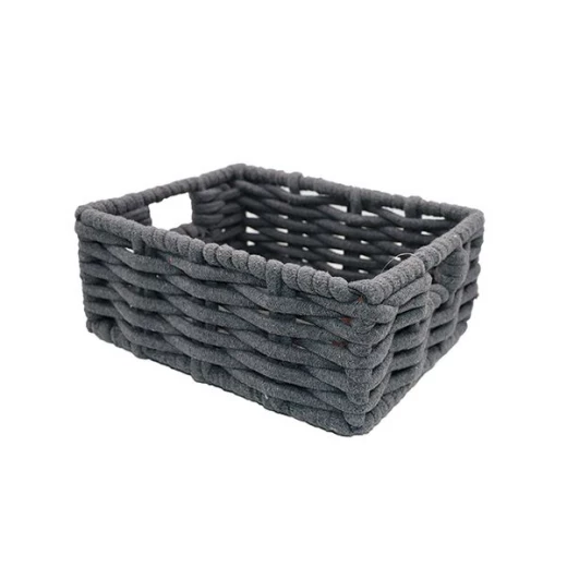 Weva reader cotton storage basket, charcoal Weva reader cotton storage basket, charcoal